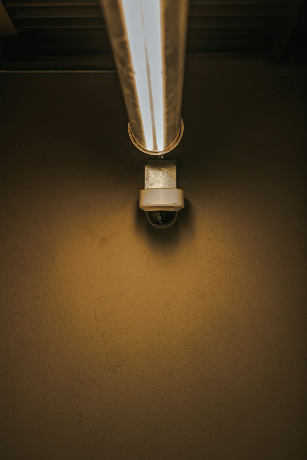 a light that is on a wall in a room