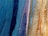blue and brown painted surface