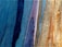 blue and brown painted surface