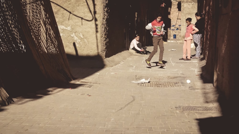 person dancing on street