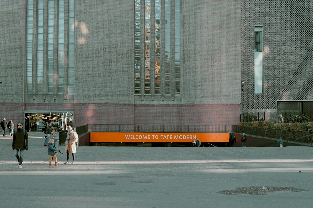 Bienvenue à la Tate Modern signalétique