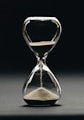 clear hour glass