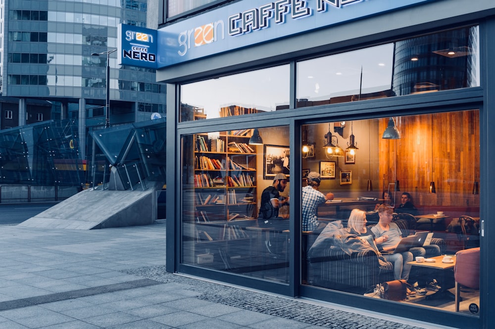 group of people inside cafe during daytime