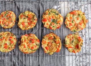 grilled patties with tomato toppings