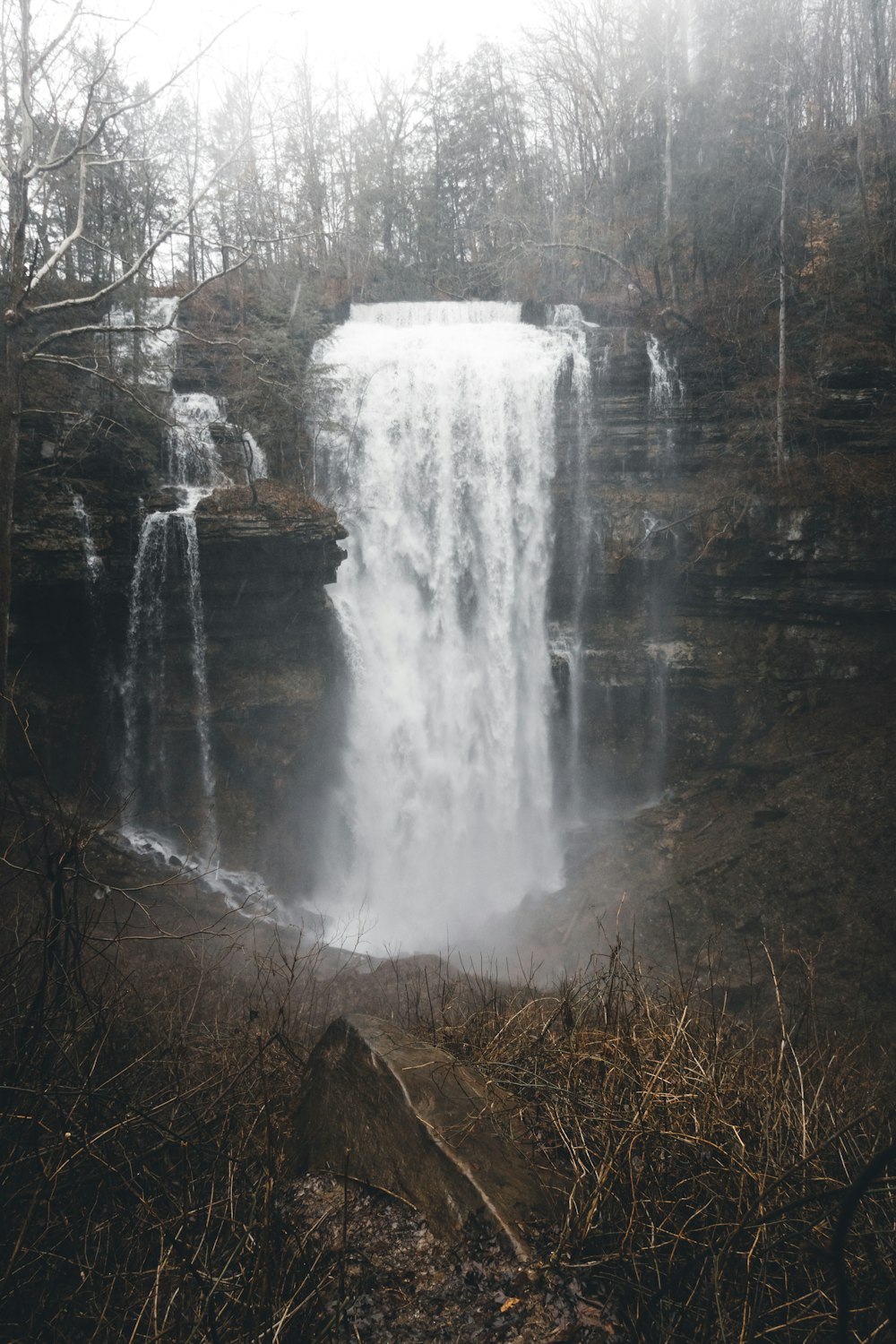 waterfalls during daytime