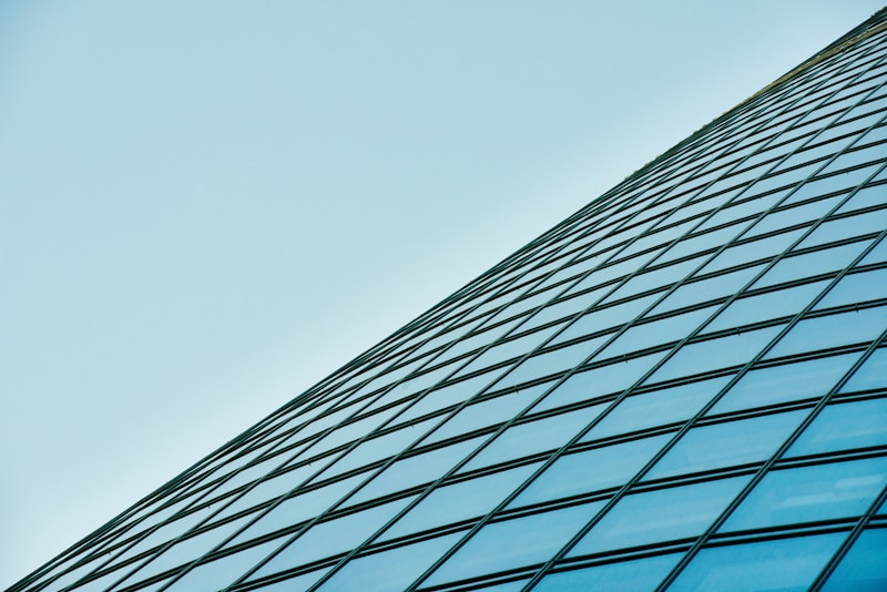 Modern glass building architecture