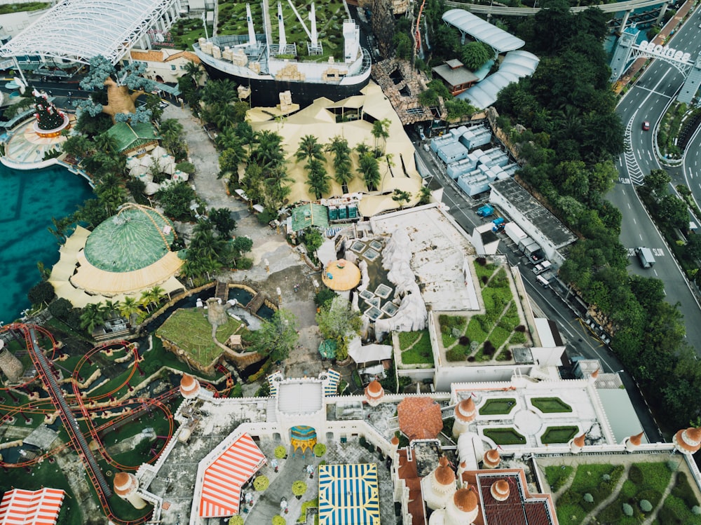 aerial view of city scale during daytime