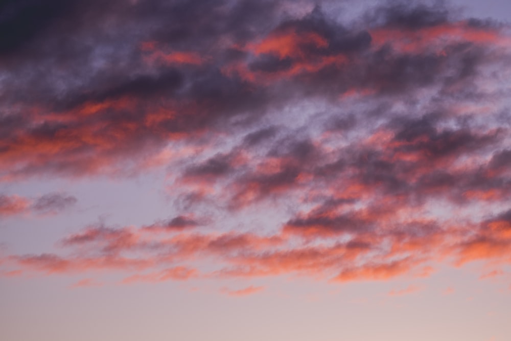 low angle photography of clouds