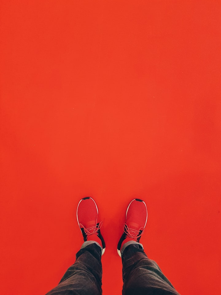 The Man in Red Shoes