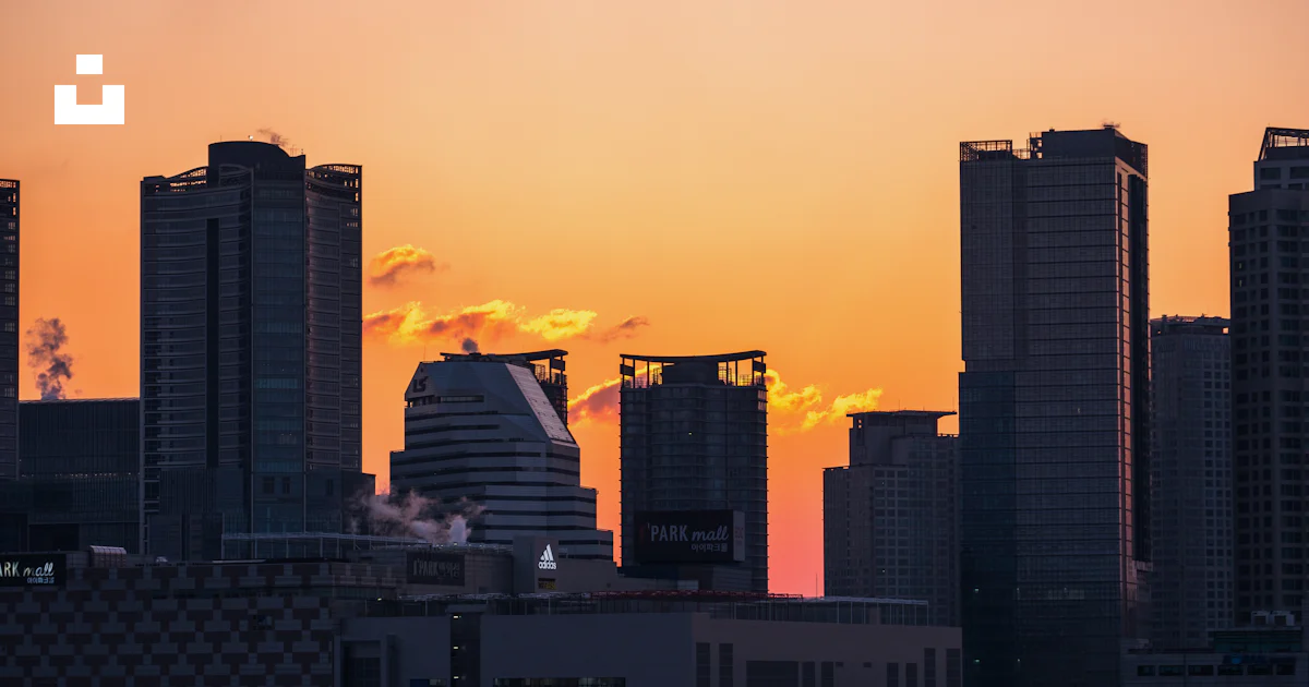High rise buildings during sundown photo – Free Yongsan-gu Image on ...