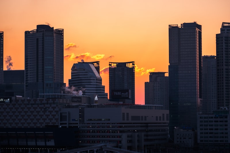 Yongsan area street view in Seoul