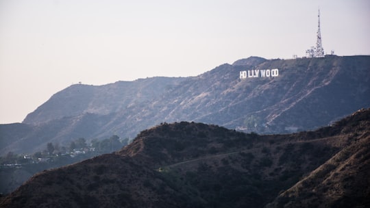 Hollywood mountain in Griffith Park United States