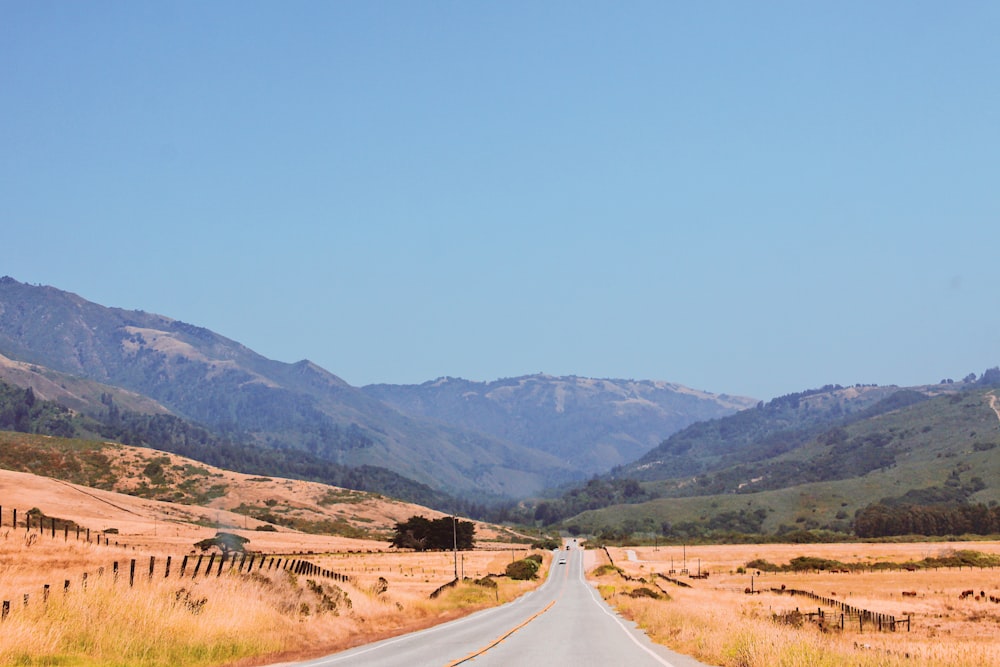 scenery of mountain hills