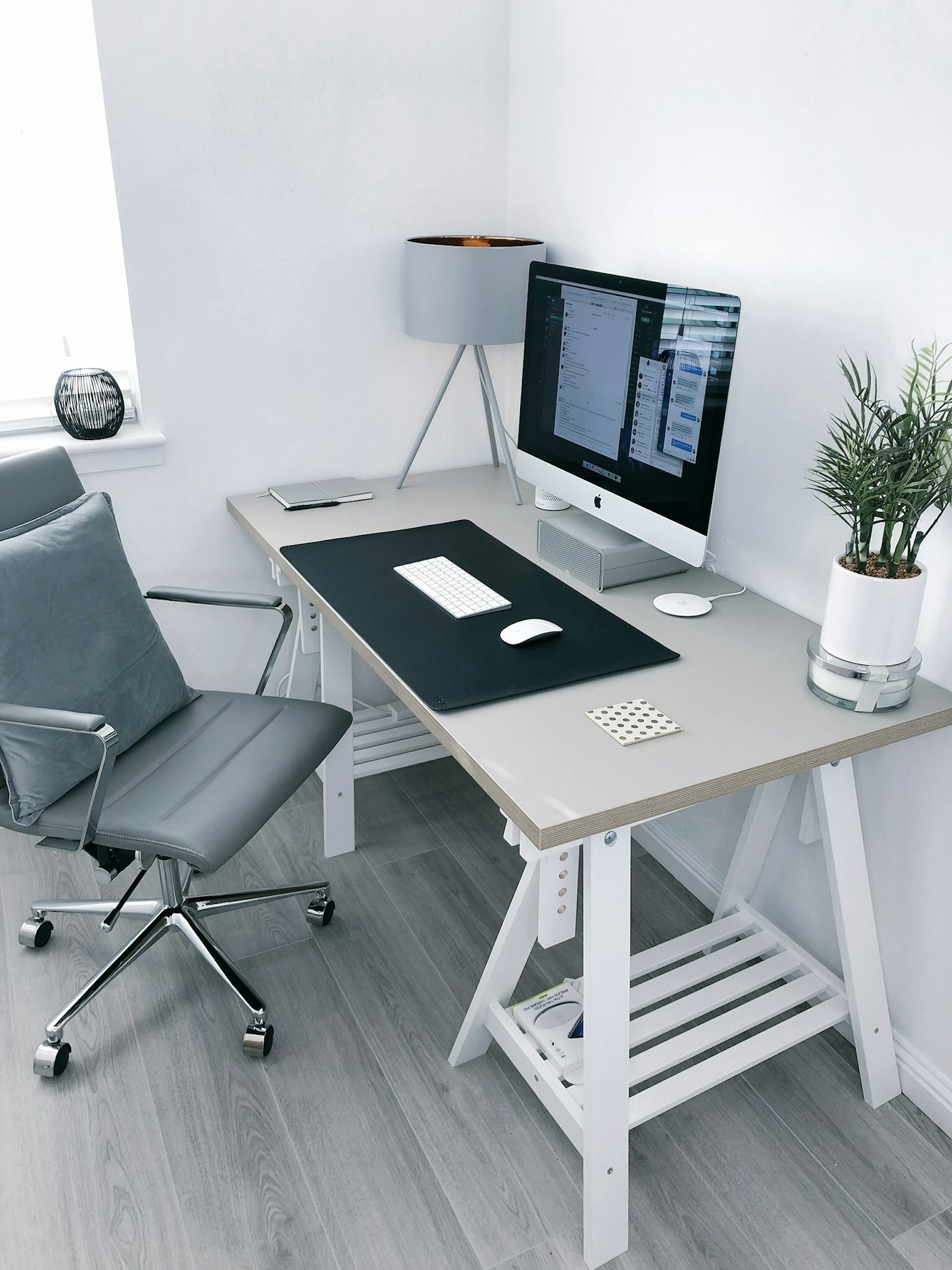 Modern software development office interior