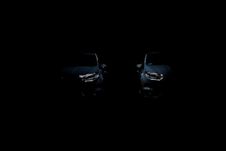 two cars