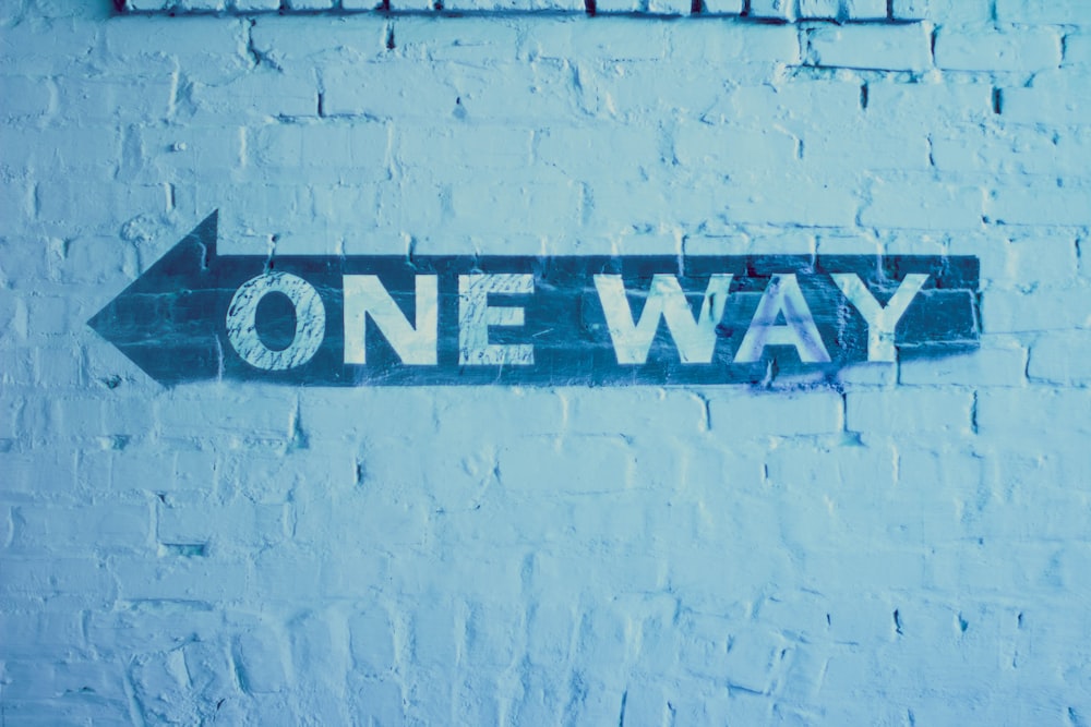 one way signage