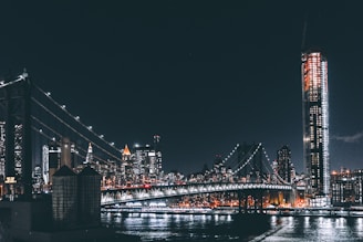 Brooklyn Bridge at night