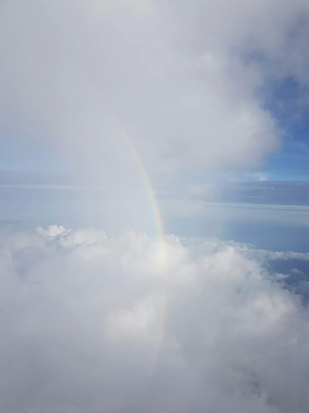 aerial photography of white clouds