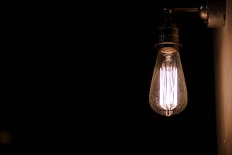 clear light bulb