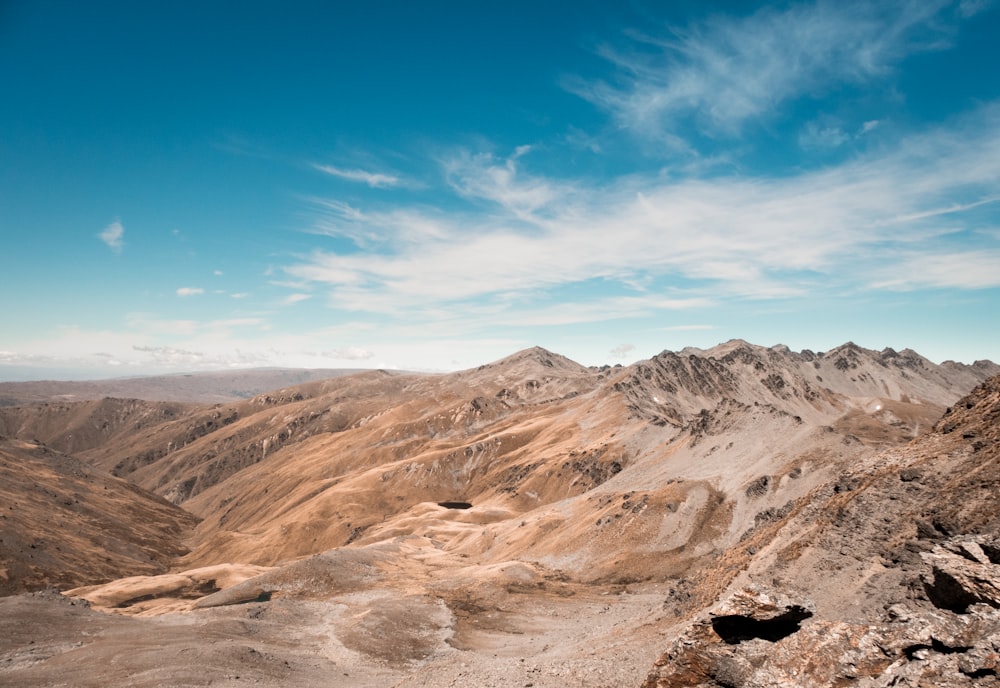 photo of brown sand dune