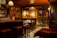 A cozy cantina interior with dim lighting and rustic decor, inviting patrons to unwind.