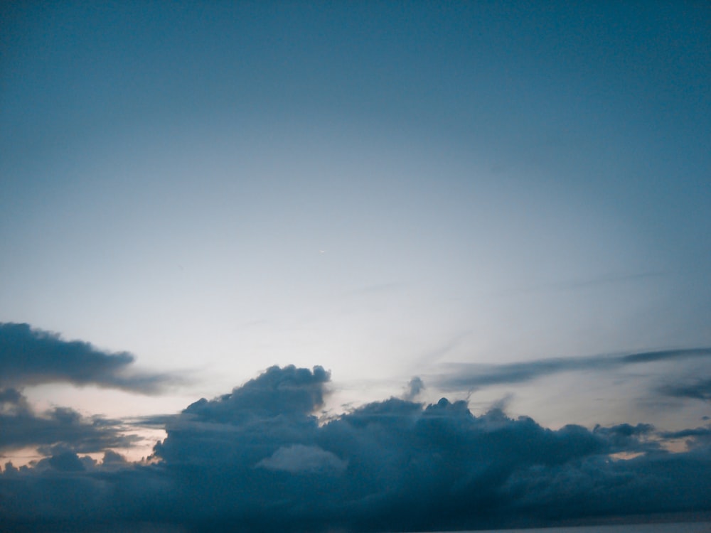 photo of white clouds