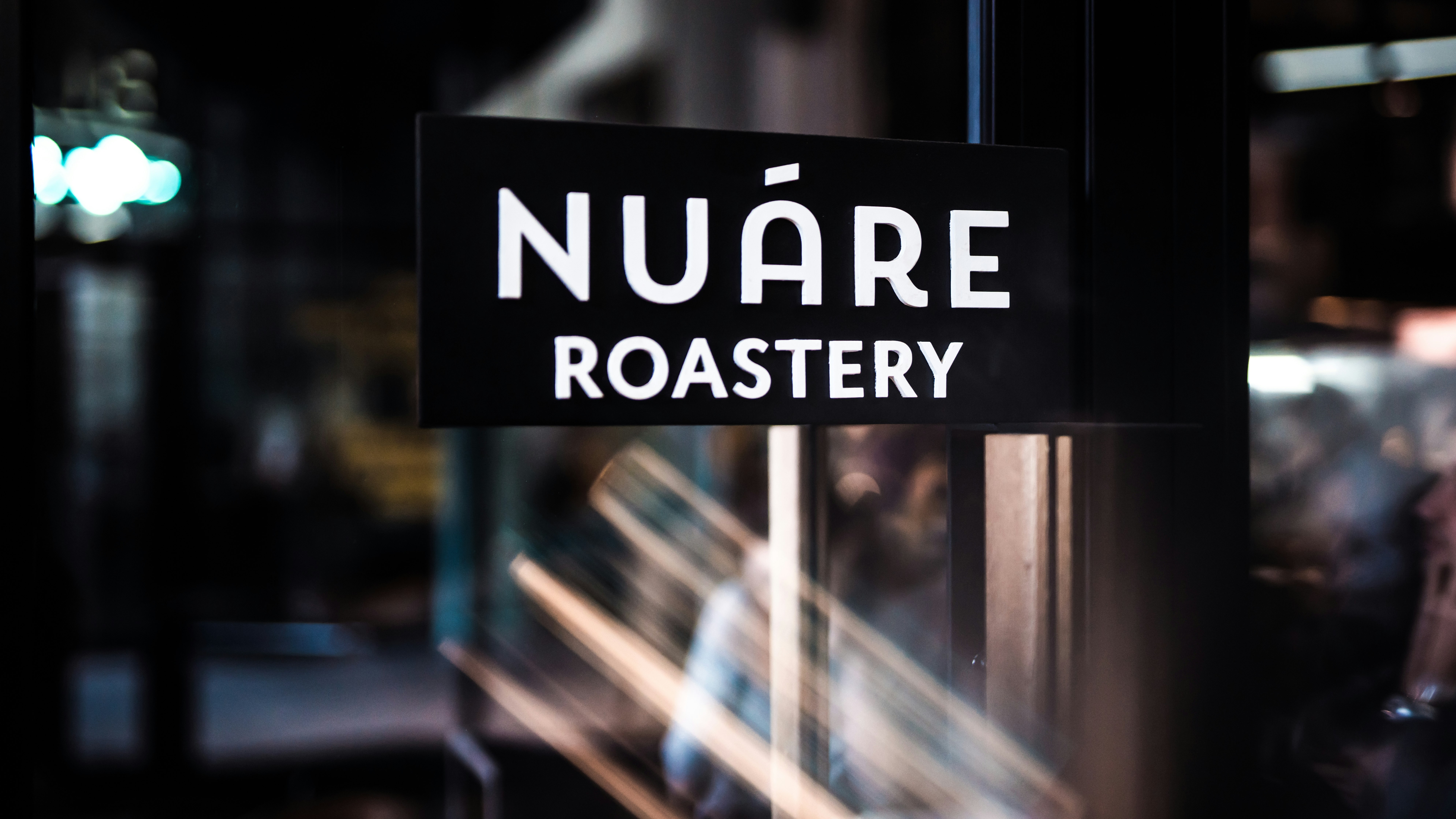 Nuare Roastery signage