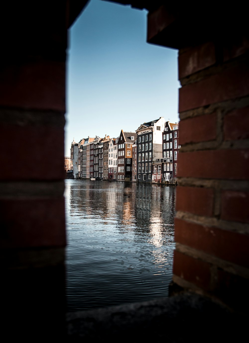 buildings near body of water