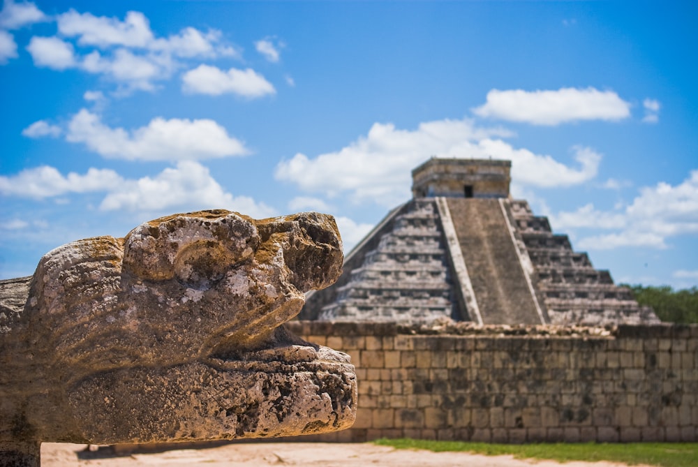 photographie historique de Chichen Itza, Mexique