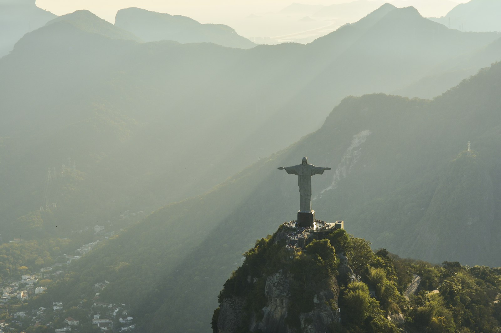 Christ the Redeemer overlooking Rio de Janeiro, Brazil