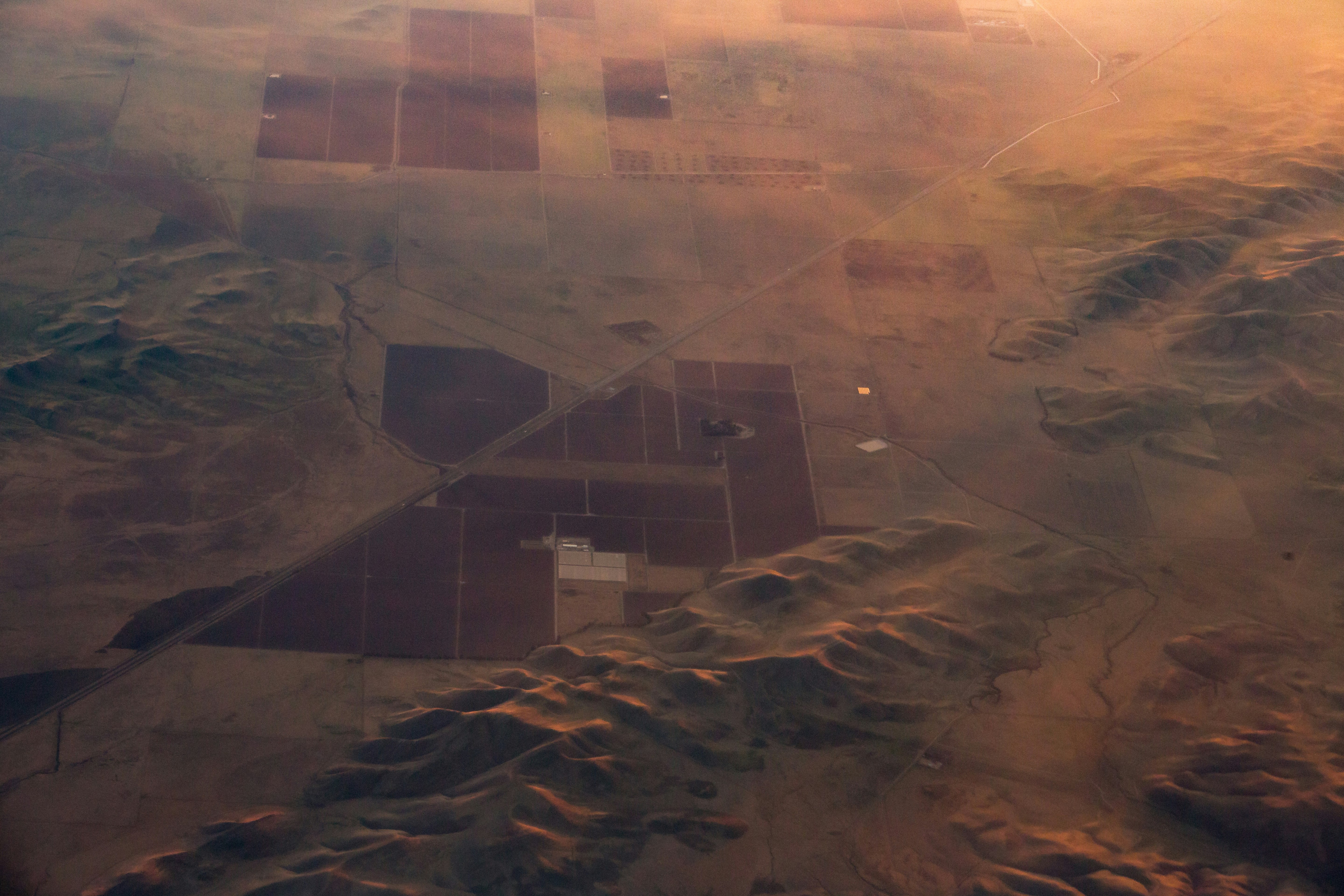 aerial phoito of farm