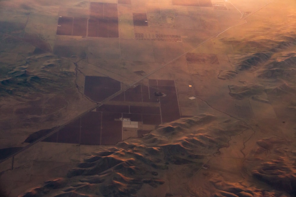 aerial phoito of farm