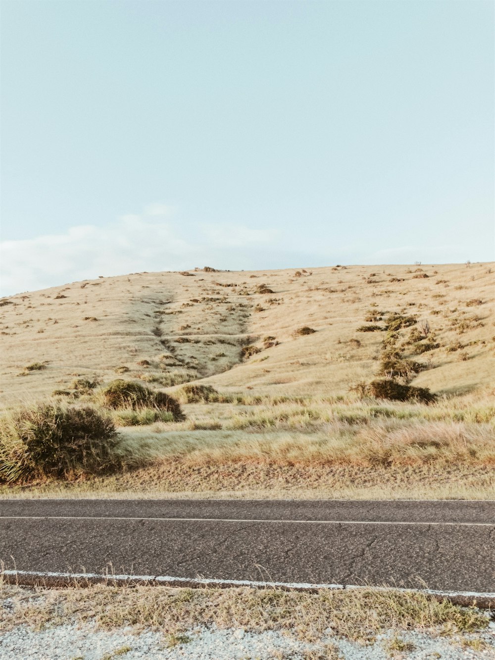 desert road under cloudy sky during daytime