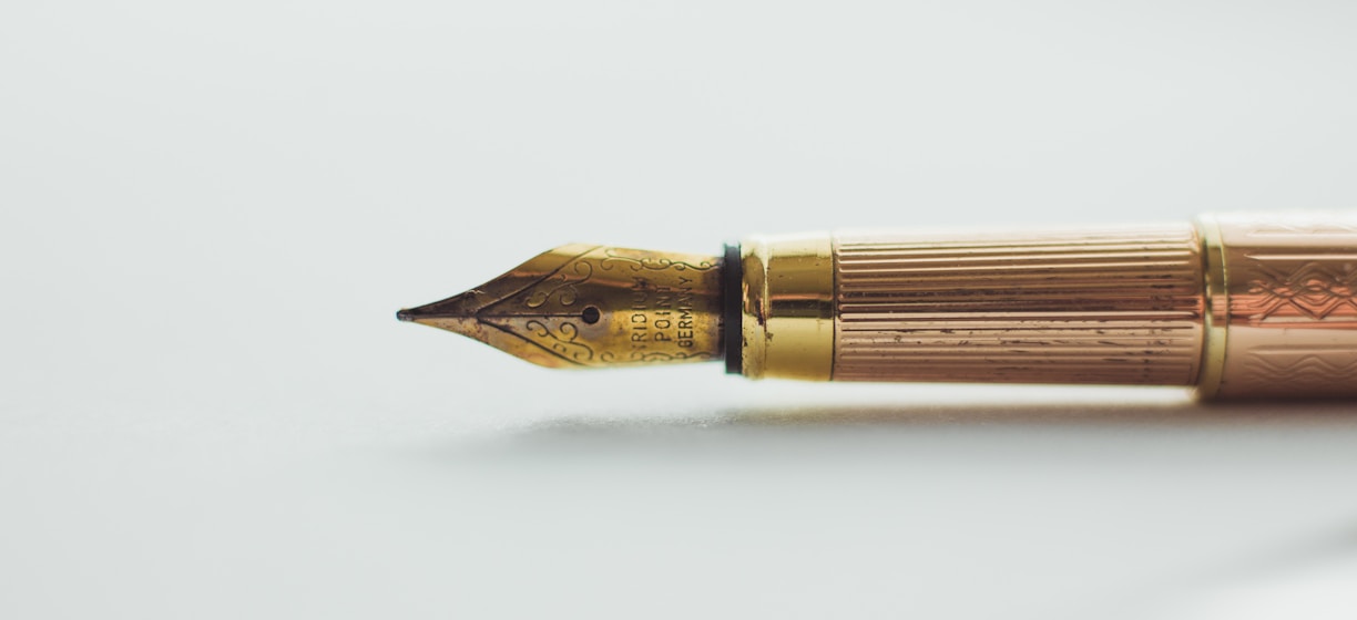 brass quilt pen