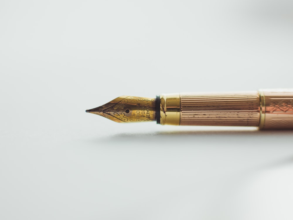 stylo de courtepointe en laiton