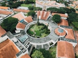 aerial view of park in city during daytime