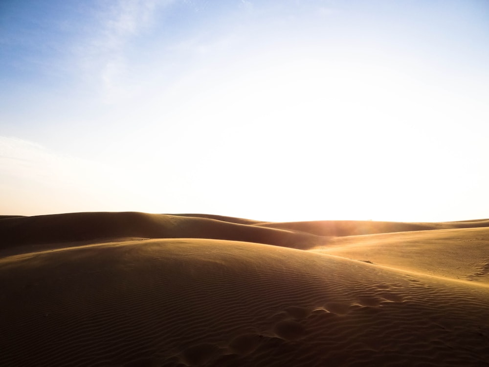landscape photography of sand during daytime