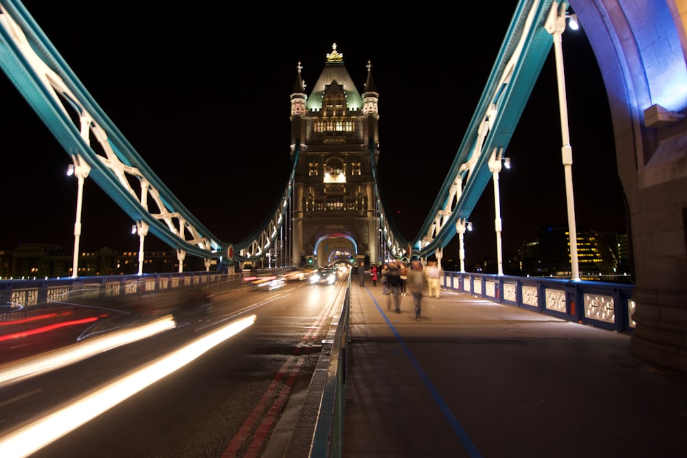 Fotografía de paisaje de puente