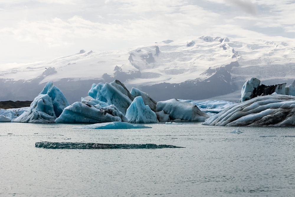 Fotografia de paisagem do iceberg