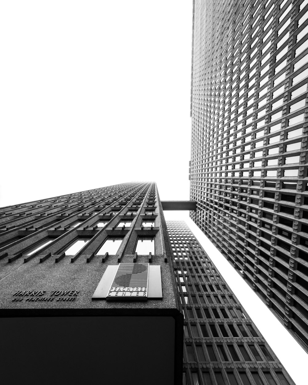 worm's-eye view photography of buildings