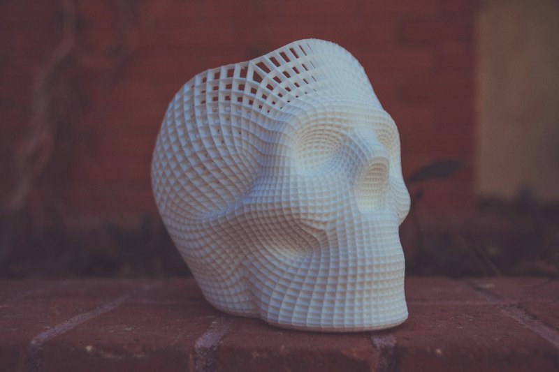Pieza calada impresa en 3D