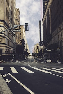 traffic light on grey concrete road