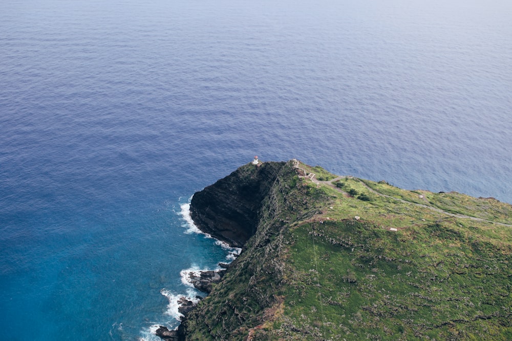 Vista aérea da ilha