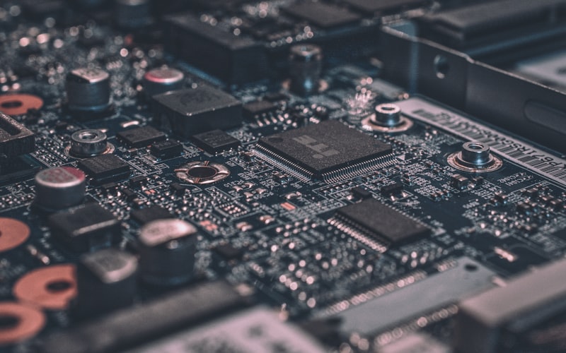 Circuit board closeup