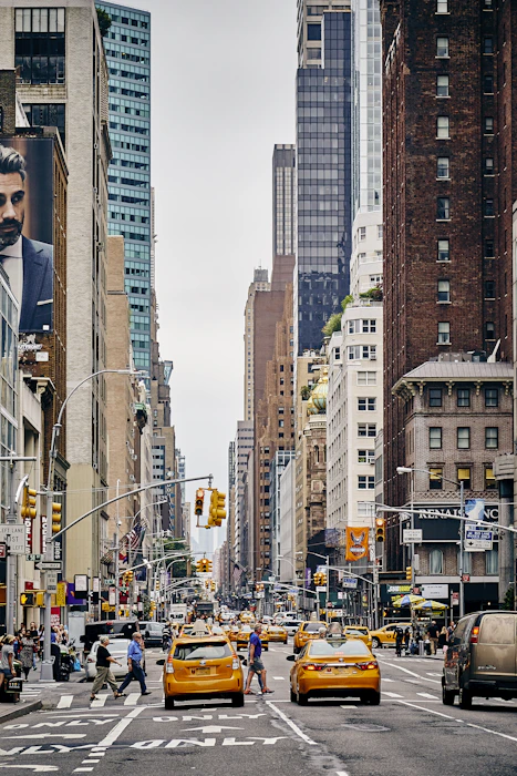 person crossing pedestrian lane