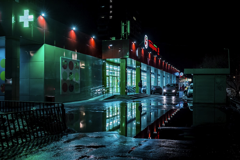 white building during nighttime