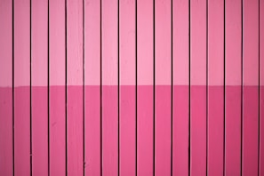 closeup photo of pink paint plank wall
