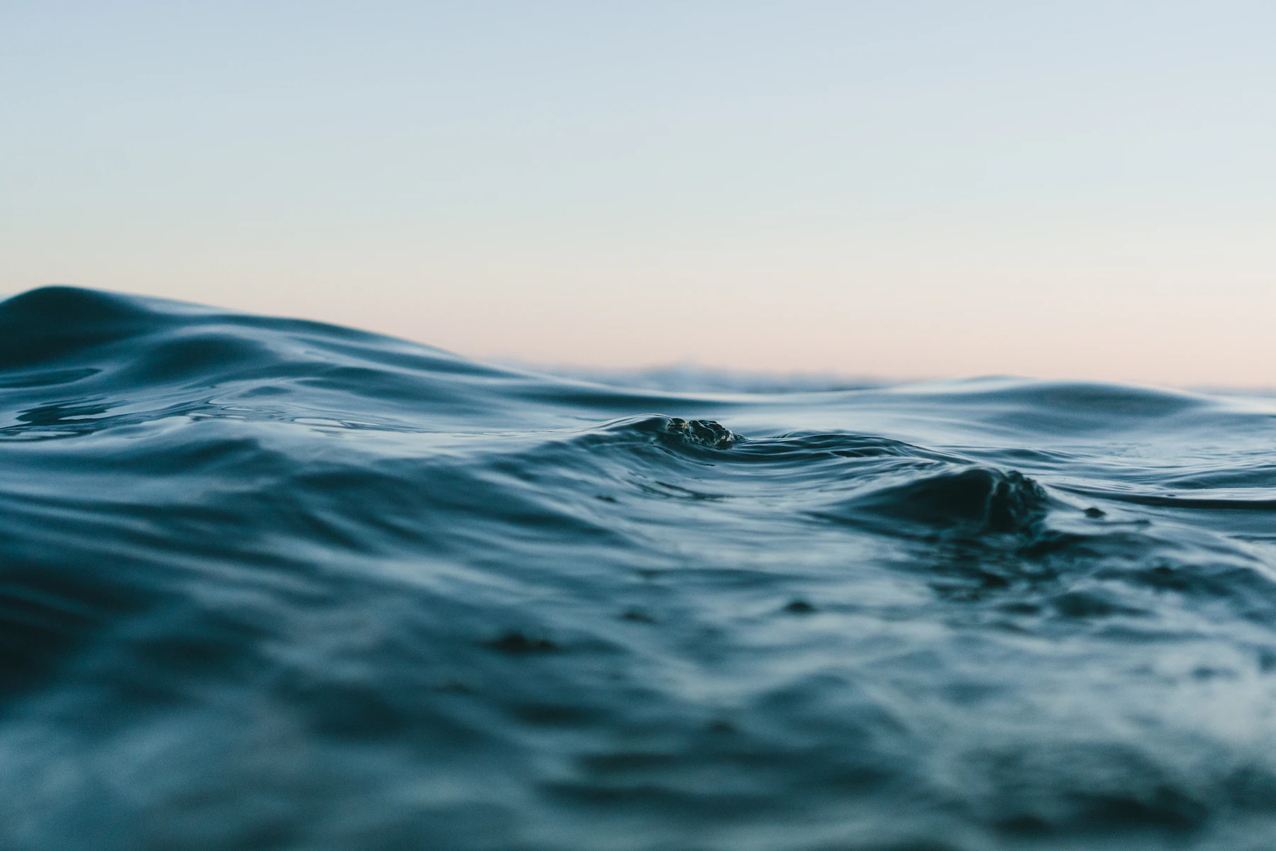 Cool blue surface reflection