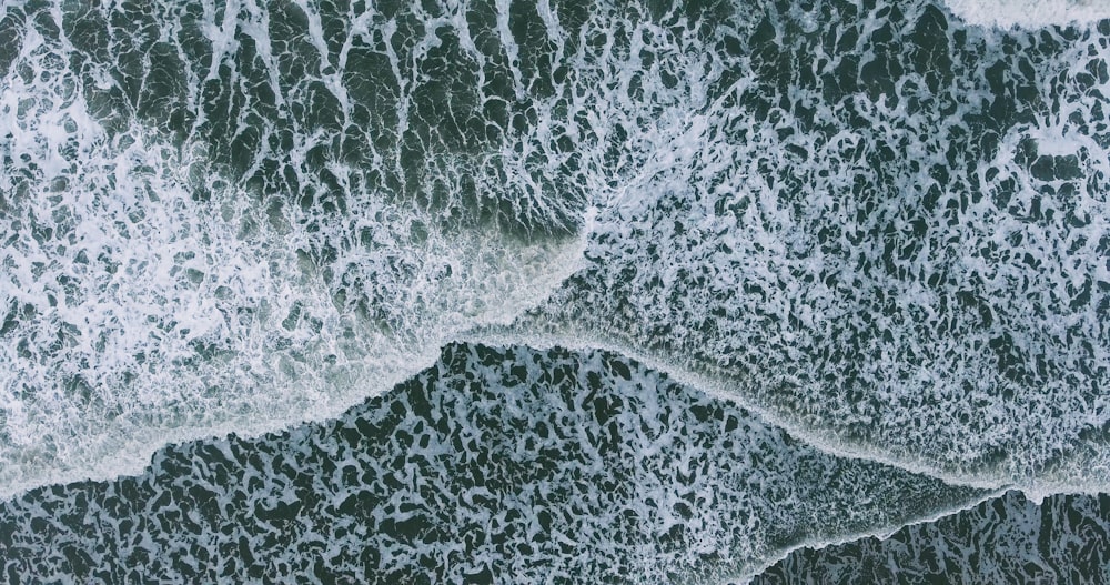 time lapse photography of water waves