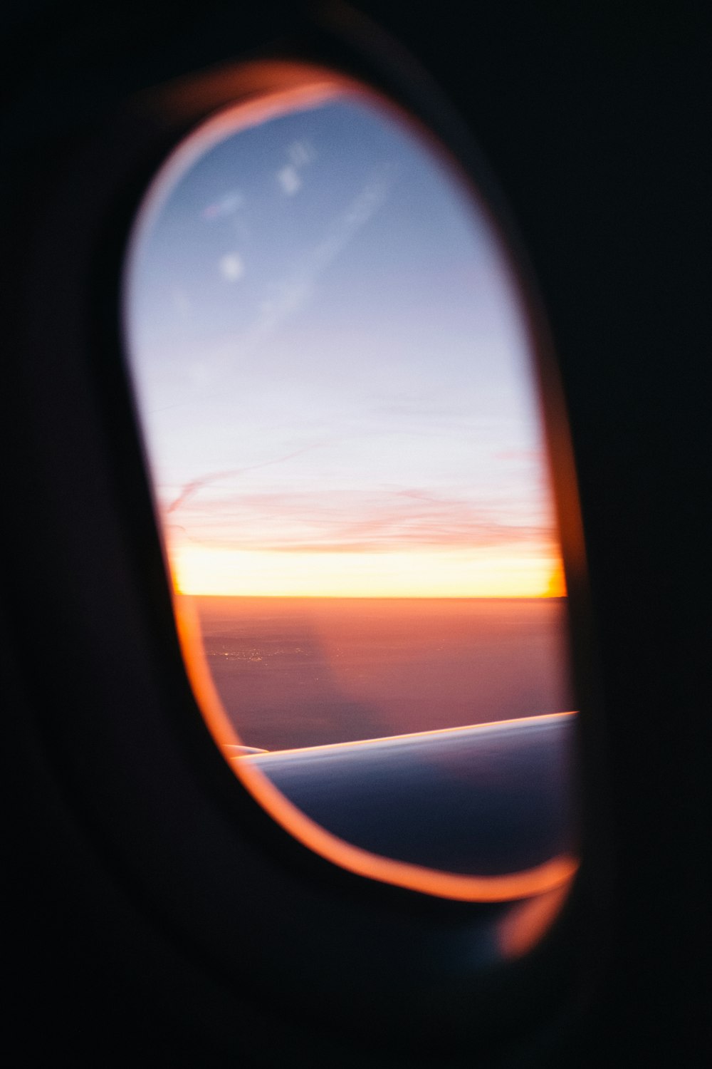 view of airplane's right wing